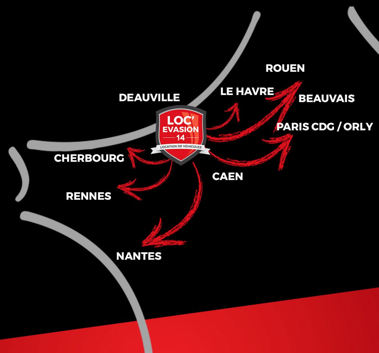 LOC' Evasion 14 Navette aéroports vers Carpiquet